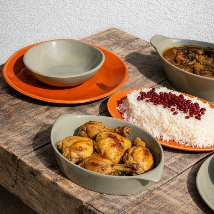 ست غذا خوری حنا(پس کرایه)