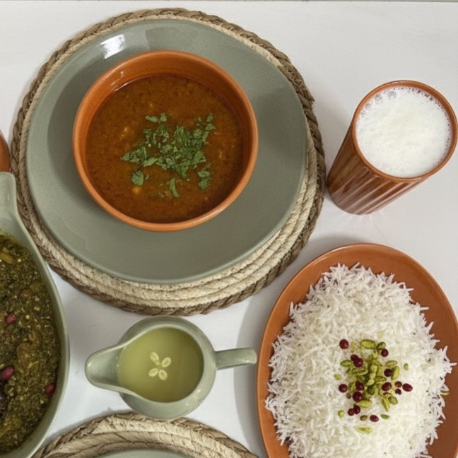 ست غذا خوری حنا(پس کرایه)