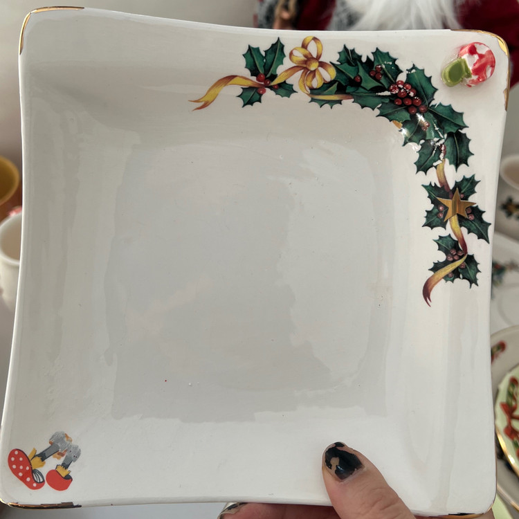 بشقاب گود پذیرایی قارچ برجسته(پس کرایه)